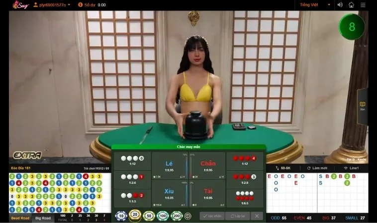 Hướng Dẫn Chi Tiết Trò Chơi Xóc Đĩa Tại i9BET Năm 2025 2 Chơi Xóc Đĩa Tại i9BET cùng dealer xinh đẹp, nóng bỏng