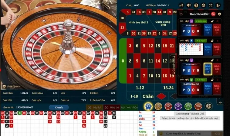 Hướng Dẫn Cách Chơi Roulette Nhà Cái i9BET Chi Tiết Nhất 2 Bàn cược Roulette Nhà Cái i9BET