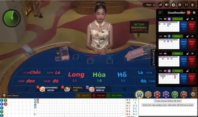Hướng Dẫn Chơi Dragon Tiger Tại i9BET Dành Cho Người Mới 2 Chơi Dragon Tiger Tại i9BET cùng dealer chia bài xinh đẹp
